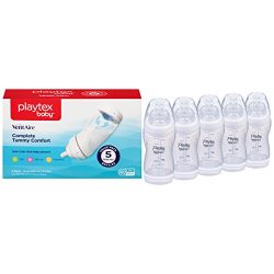 Playtex Baby Ventaire Anti Colic Baby Bottle, BPA Free, 9 Ounce - 5 Pack