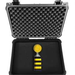 CASEMATIX Protective Waterproof Microphone Hard Case With Customizable Foam - To Travel W/ NEAT Beecaster Desktop USB Mic , Bumblebee , King Bee , Pop Filter , Adapters , Windscreen and More