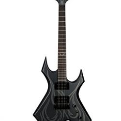 B.C. Rich Kerry King Signature Warlock KKW30 Electric Guitar, All New 2017 Model, Ghost Flame Satin