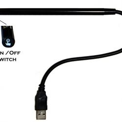 i2 Gear Touch Switch LE-668 USB Reading Lamp with 10 LED Lights and Touch Switch (Black) Electronic Reference Device