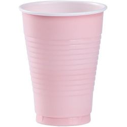 Pink 12-Ounce Disposable Plastic Cups by Party Dimensions – Pack of 20