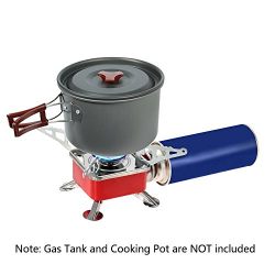 Ezyoutdoor Portable Gas Stove Camping Stove Folding Furnace 2800W Outdoor Stove Picnic Cooking Gas Burners Backpacking Furnace Butane
