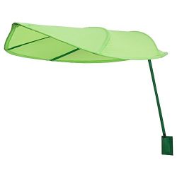 IKEA Lova Green Leaf Canopy, Perfect for Kids Room, Office Workstation, Office Desk Privacy, Classroom Reading Corner (Long Stem (Mfr. Discontinued))