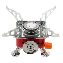 Ezyoutdoor Portable Gas Stove Camping Stove Folding Furnace 2800W Outdoor Stove Picnic Cooking Gas Burners Backpacking Furnace Butane
