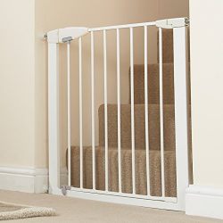Munchkin Easy Close Metal Baby Gate, White