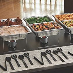 Party Essentials UPK-33, 33 piece Party Serving Kit Includes Chafing Kits and Serving Utensils for all types of parties and events including Birthday, Holiday, Wedding, and Graduation