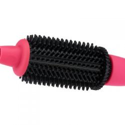 Perfecter Pro Grip Heated Round Brush & Bag (1.5", Pink)