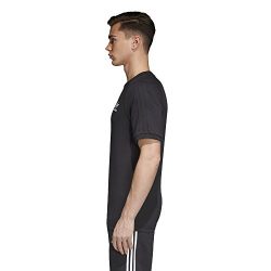 Adidas Men's Originals 3 Stripes Tee, Black, M