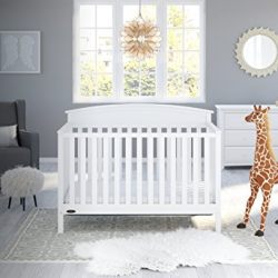 Graco Benton 5-in-1 Convertible Crib, White