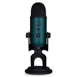 Blue Microphones Yeti Teal USB Microphone with Knox Studio Arm and Pop Filter