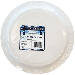 Party Dimensions 20 Count Paper Plate, 8.75-Inch, Pink