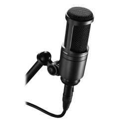 Audio-Technica Cardioid Condenser Studio Microphone, Black