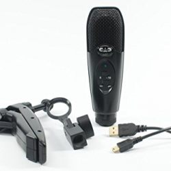 CAD U37 USB Studio Condenser Recording Microphone - Black