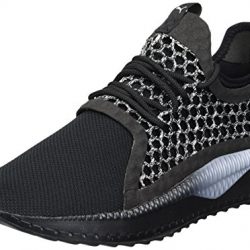 PUMA Men's Tsugi Netfit Sneaker, Black White Black, 10 M US