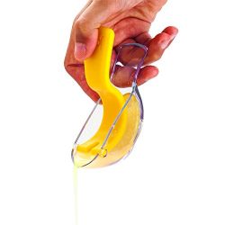 Joie Lemon Wedge Press with Pour Spout, BPA-Free and FDA-Approved Plastic, 5-Inches x 1.25-Inches x 1.75-Inches