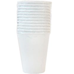Party Dimensions 12 Count Paper Cup, 9-Ounce, White