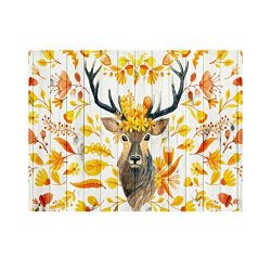 Homyl Rectangle Heat-resistant Placemats Tablecloth Dining Cover Decor 55''x78'' - Coloured Elk