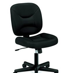 HON ValuTask Low Back Task Chair - Mesh Computer Chair for Office Desk, Black