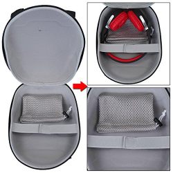 BUBM Hard Shell Waterproof Headphone / Headset Travel Protective Case Organiser (Black)