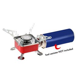 Ezyoutdoor Portable Gas Stove Camping Stove Folding Furnace 2800W Outdoor Stove Picnic Cooking Gas Burners Backpacking Furnace Butane