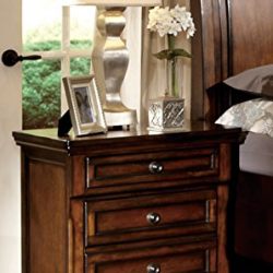 Homelegance Cumberland Two-Drawer Nightstand, Cherry
