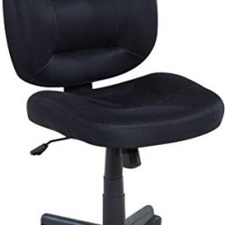 OneSpace Low-Back Black Mesh Task Chair, Nylon Base