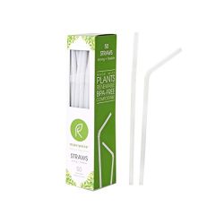 Repurpose 100% Compostable , Plant-Based Straws, 50 Count ( Pack - 2)