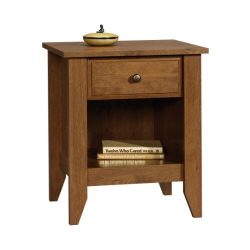 Sauder Shoal Creek Night Stand in Oiled Oak - The Perfect Blend of Style and Function