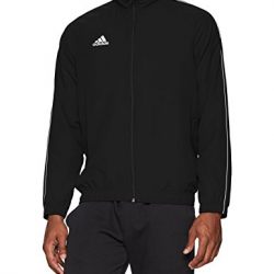 adidas Men's Soccer Core18 Presentation Jacket, Black/White, Medium