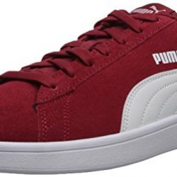 PUMA Men's Smash v2 Sneaker, Red Dahlia White, 9.5 M US
