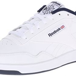 Reebok Men's Club MEMT Fashion Sneaker, White/Collegiate Navy, 10.5 4E US