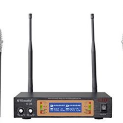 GTD Audio Wireless Microphone System with 2 microphones