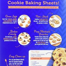 Reynolds Kitchens Cookie Baking Sheets Parchment Paper (Non-Stick, 22 Sheets)