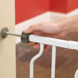 Regalo Extra WideSpan Walk Through Safety Gate, White