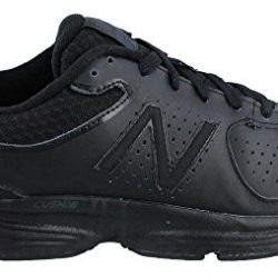 New Balance Men's MW411v2 Walking Shoe, Black, 11 2E US