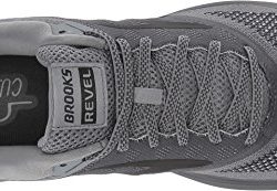Brooks Men's Revel Grey/Ebony/Black 11 D US