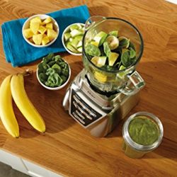 Oster Pro 1200 Blender with Glass Jar PLUS Smoothie Cup & Food Processor Attachment, Brushed Nickel