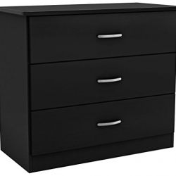South Shore Libra Collection 3-Drawer Chest, Black