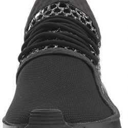 PUMA Men's Tsugi Netfit Sneaker, Black White Black, 10 M US