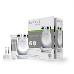 NuFACE Trinity Facial Trainer Set + Eye and Lip Enhancer Attachment | Wrinkle Reducer | FDA Cleared At Home System