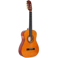 ADM Classical Guitar 1/2 Size 34 inch Nylon String Student Starter Classical Guitar for Beginner Toddler, Sunset