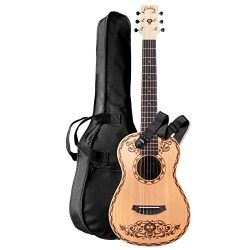 Cordoba Guitars Coco x Cordoba Mini Guitar SP/MH W/B Disney/Pixar Mini Spruce Acoustic Guitar