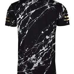 SCREENSHOT SCREENSHOTBRAND- Mens Hipster Hip-Hop Premiun Tees - Stylish Longline Latest Fashion Bull Print T-Shirts-Black-2XLarge