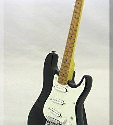 ERIC CLAPTON Miniature Guitar Fender Stratocaster Blackie w/ Name Tag