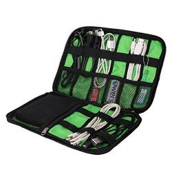 Black Cable Organizer Electronics Accessories Travel Bag USB Drive Bag Healthcare & Grooming Kit