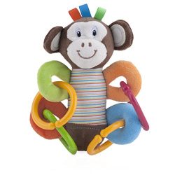 Nuby Squeeze N' Squeak Plush Toy, Characters May Vary