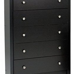 Prepac Black Sonoma 5 Drawer Chest