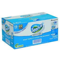 Georgia-Pacific Sparkle Perforated Roll Paper Towels (WxL) 11.0" x 8.8'' (Case of 15 Individually wrapped rolls)