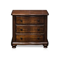 Furniture of America Averia Traditional Nightstand, Brown Cherry