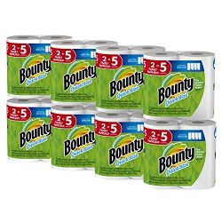 Bounty Quick-Size Paper Towels, 16 Family Rolls, White